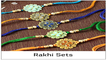 Stone Rakhi Set