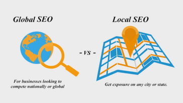 Global SEO vs local SEO